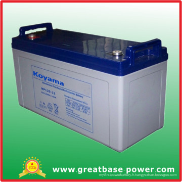 Batterie solaire de système de batterie de stockage de la batterie 120ah 12V VRLA